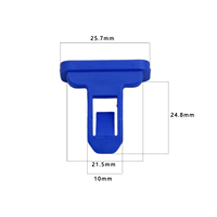 Attaches de fixation en plastique bleu pour garde-boue OE 75392-35200, clips de retenue pour pare-chocs et panneau extérieur de voiture, directement de l'usine