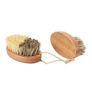 En stock <span class=keywords><strong>Brosse</strong></span> de nettoyage suspendue en bois de santal et sisal pour la cuisine, pour pommes de terre et carottes - Product Image 5