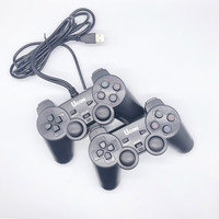 Manette de jeu filaire USB Finera 208 de haute qualité avec moteur de vibration pour PC Joystick