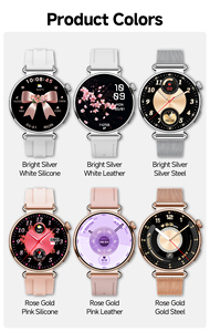 ET493 Health Smart Watch for Women ECG HRV Monitoring Body Temperature SOS BT Call AMOLED Screen Ladies Health Tracker Wholesale - Product Image 6