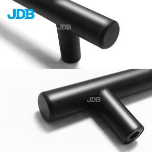 Thép không gỉ đồ nội thất cửa xử lý tủ bếp xử lý Matt đen ngăn kéo kéo xử lý trang trí phụ kiện phần cứng - Product Image 3