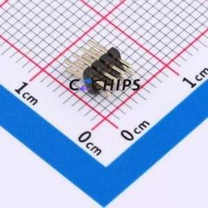 HC-PZ127-7.2L-2x4PZ Pin Header Through hole Component (THT),P=1.27mm Connector 2x4P 1.27mm 1.27mm Pin Header - Product Image 2