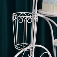 Présentoir créatif pour gâteaux de mariage et d'anniversaire, support à dessert en forme de vélo à trois niveaux