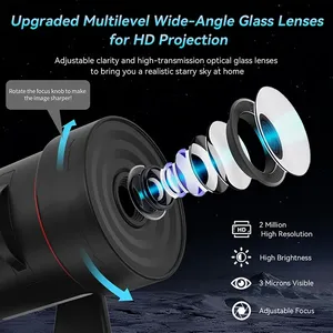 Proyector de Planetario Casero 2025, Lámpara LED HD de ABS con 28 Sonidos Blancos para Dormitorio, Sala de Estar, Proyector de Estrellas, Luz Nocturna de <span class=keywords><strong>Galaxia</strong></span> - Product Image 3