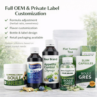 Sirop Bio Végétal Bien-être Corporel 200ml Adultes Complément Alimentaire OEM Marque Privée Ventre Plat Minceur Affineur de Silhouette