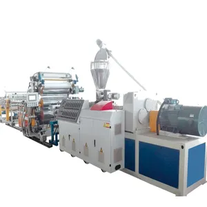 Polycarbonate Sheet PVC Floor Leather Production Equipment Line Plastic Flooring Making Machine