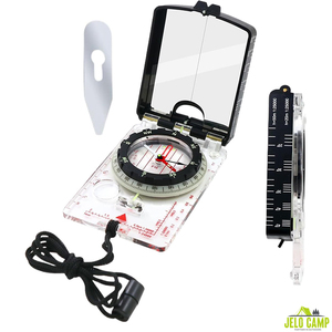 Brújula Profesional DC45-6F Tipo Flip, Instrumento de Nivelación, Indicador de Pendiente, Luminosa, para Exteriores, Geología, Senderismo, <span class=keywords><strong>Kit</strong></span> de Supervivencia - Product Image 1