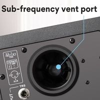 Haut-parleur actif professionnel de studio C5 pour DJ, enregistrement musical, moniteur de studio, amplificateur, équipement sonore 5, 6 et 8 pouces