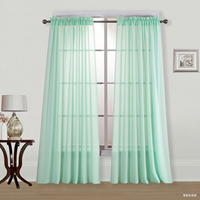 Rideaux extra longs en lin transparent blanc de 108 pouces Rideau de fenêtre élégant avec œillets Design ouvert naturel