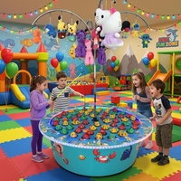 Modèle de simulation de machine de pêche en métal WTD-7 pour les installations de divertissement pour enfants