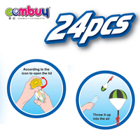 Jouet parachutiste, jeu de Sport pour enfants, lot de 24 pièces