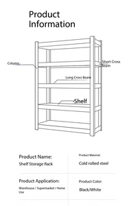 Venta Directa de Fábrica de Estantes Ajustables Multicapa de Acero Laminado en Frío de Alta Resistencia, Aptos para Almacenes - Product Image 2