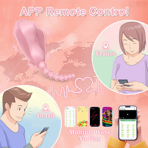 Vibrador Portátil Inalámbrico BANSEY con Control Remoto por Aplicación, Ultra Silencioso, Impermeable, de Silicona Líquida, Juguete Sexual para Adultos - Product Image 4