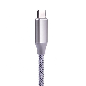 De alta velocidad trenzado de banco de potencia 1 <span class=keywords><strong>M</strong></span> 20 <span class=keywords><strong>V</strong></span>/5A los datos de tipo <span class=keywords><strong>C</strong></span> Usb 3,1 Cable - Product Image 2