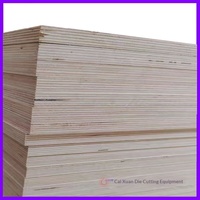 Matériau de lame de machine de découpe laser pour gabarit de découpe, en contreplaqué à âme de peuplier, pour impression de moules, 1220x2440mm, Beige