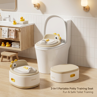 Chaise de toilette portable 3-en-1 pour bébé - Siège d'apprentissage de la propreté pour tout-petits et enfants de 6 mois et plus