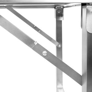 Stainless Steel Heavy Duty 2-Tier Foldable Workbench | Commercial <b>Kitchen</b> <b>Equipment</b> for Restaurant Hotel <b>Kitchen</b> Home - Product Image 4