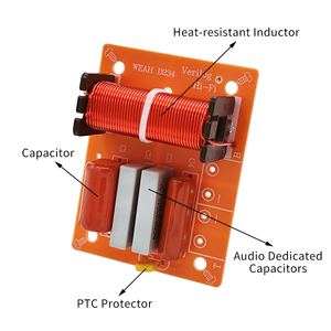 <strong>Passive</strong> Treble Bass Speaker Frequency Divider Audio Crossover 2 Way Network Tweeter Woofer Board 80W High <strong>Low</strong> <strong>Filter</strong> D234 - Product Image 6