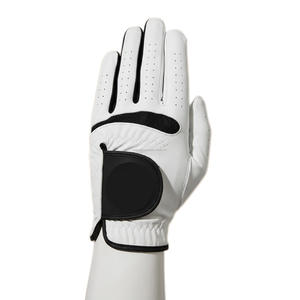 Guante de Golf Unisex de Piel de Cabretta, Antideslizante, Transpirable, de Secado Rápido, con Correa de Muñeca de Gancho y Bucle, para Deportes al Aire Libre - Product Image 2