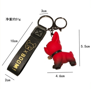 Llavero de Acrílico con Diseño de Bulldog Francés, para Mujer y Hombre, para Mochila, Coche, Llavero con Cachorro, Regalo para Parejas, Llavero de Mascota - Product Image 6