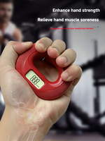 Anneau de préhension en silicone personnalisé pour l'entraînement musculaire intelligent des doigts, avec affichage LED pour la force de préhension.