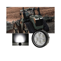 Feux de travail ronds à LED 9-32V pour tracteur John Deere 7200R 7210R 7215R, éclairage de travail à LED