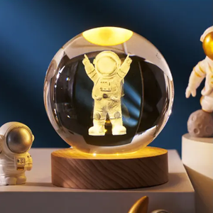 Giáng sinh Quà Tặng trẻ em led bầu trời đầy sao hành tinh mặt trăng pha lê bóng nhỏ ánh sáng ban đêm tùy chỉnh nổi chiếu bầu không khí ánh sáng 30 - Product Image 3