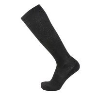 Chaussettes de compression de haute qualité pour la course, hauteur genou, à compression graduée, antibactériennes, respirantes, avec bordure en bambou, pour le voyage