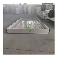 Grand banc roulant en plastique 4ft*8ft pour hydroponie, aéroponie et système d'irrigation par flux et reflux en serre ABS