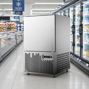 Mini 3-Tray Ultra-Low Temperature Stainless Steel Small Blast Freezer Machine Commercial Quick for Bakery Seafood SDG03 Full Sta - Product Image 1