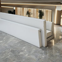 Plinthe décorative intérieure PS - Installation simple, étanche, ignifuge, insonorisée - Idéale pour les hôtels et les villas