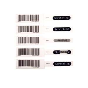 Etiqueta adhesiva de holograma 3D de seguridad, código de barras aleatorio, para documentos de papel - Product Image 6