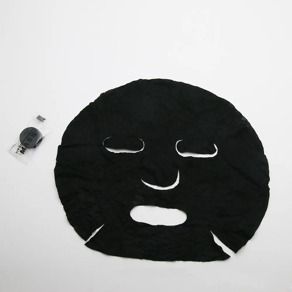 Masque de compression jetable au charbon de bambou compressé papier soins de la peau Spa hydratant bricolage feuille coton compressé masque facial