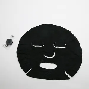 Tek kullanımlık sıkıştırılmış bambu kömür sıkıştırma maskesi kağıt cilt bakımı Spa nemlendirici DIY levha pamuk sıkıştırılmış yüz maskesi