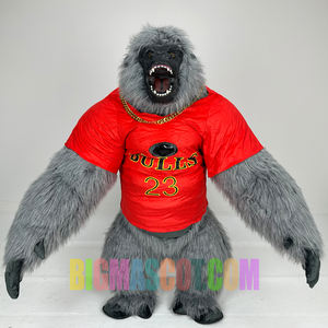 Disfraces de Mascota de Gorila Inflable <span class=keywords><strong>para</strong></span> Adultos, Traje de Gorila Ajustado, Disfraces de Mascota <span class=keywords><strong>para</strong></span> Cosplay y Alquiler - Product Image 6