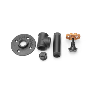 Crochets industriels noirs en gros, design de robinet à roue jaune, crochets adaptés pour les vêtements et les chapeaux - Product Image 3