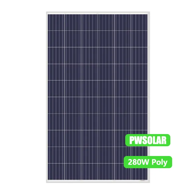 Panneau solaire bon marché 280W, 280W 60 cellules série Poly Modules solaires panneau PV, panneau solaire à plaque de cellules solaires