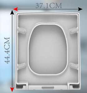 SU017 Asiento de inodoro en <span class=keywords><strong>cubos</strong></span> rectangular clásico Fabricante de tapas de inodoro elegantes - Product Image 2