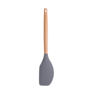 Tay cầm bằng gỗ <span class=keywords><strong>Silicone</strong></span> <span class=keywords><strong>Spatula</strong></span> & nấu ăn Công cụ bộ chịu nhiệt Baking & <span class=keywords><strong>Pastry</strong></span> công cụ - Product Image 6