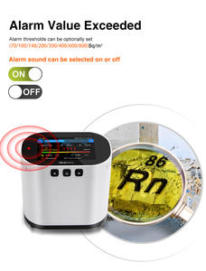 AIKESI RM-70 Radon <span class=keywords><strong>Detector</strong></span> Câmara Ionização Sensor De Alarme <span class=keywords><strong>Ion</strong></span> Pulsado Monitor De Qualidade Do Ar Em Casa Detectores De Gás Inteligente - Product Image 3