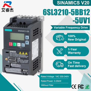 Variador de Velocidad de Motor Siemens 6SL3210-5BB12-5UV1 SINAMICS Auténtico, 0.25kW 1.7A 200-240V 1AC, Listo para Modbus RTU, Estructura FSAA - Product Image 1