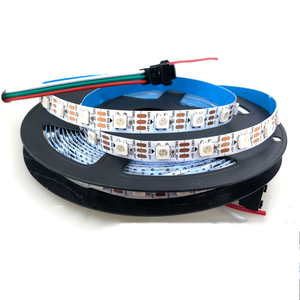 Chương trình được xây dựng trong IC WS2812 dây đèn trong nhà điện thoại Nhà ứng dụng điều khiển ánh sáng Tường DC5V Giấc Mơ Màu ánh sáng Dải thông minh - Product Image 1