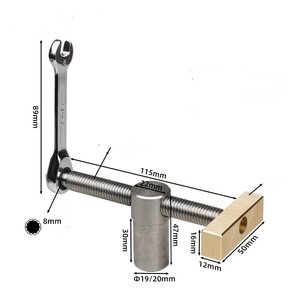 Étau d'établi réglable en acier inoxydable 19 20 mm pour table à bois - Product Image 6