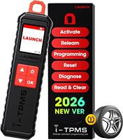 Herramienta de Diagnóstico TPMS LAUNCH I-TPMS 315/433MHz, Herramienta de Programación y Reaprendizaje de Sensores de Presión de Neumáticos para el 98% de los Vehículos