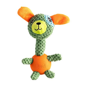 Высококачественные экологически чистые плюшевые игрушки для собак, низкая цена, многофункциональная форма обезьяны, скрипучая, Интерактивная игрушка для щенка - Product Image 3