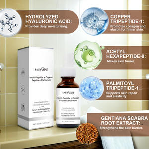 Suero Facial al por Mayor, Reafirmante, Lifting, Reduce Líneas Finas, Suaviza, Hidrata, Ilumina, Multi-péptidos, Péptidos de Cobre - Product Image 4