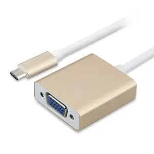 סיטונאי USB C HDTV USB 3.1 סוג C כדי VGA מתאם כבל ממשק usb רכזת