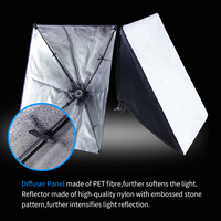 Kit d'éclairage Softbox de photographie de vente chaude de nombreuses années