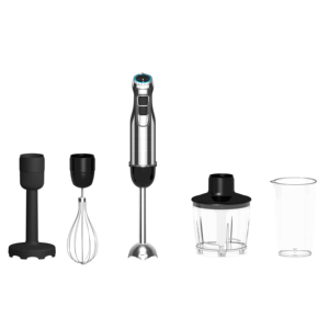 Mezclador <span class=keywords><strong>de</strong></span> palo <span class=keywords><strong>de</strong></span> inmersión potente 5 en 1 brillante, licuadora <span class=keywords><strong>de</strong></span> mano con batidor Chopper, taza <span class=keywords><strong>de</strong></span> medida, triturador <span class=keywords><strong>de</strong></span> patatas - Product Image 1