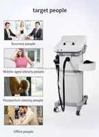 Masseur vibrant vertical G8 Max avec têtes interchangeables, puissance réglable avec précision, utilisé pour l'amélioration mammaire et le drainage lymphatique